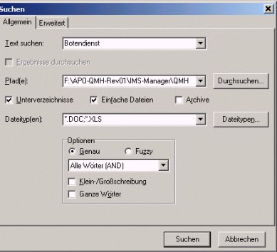 Dokumentensuche